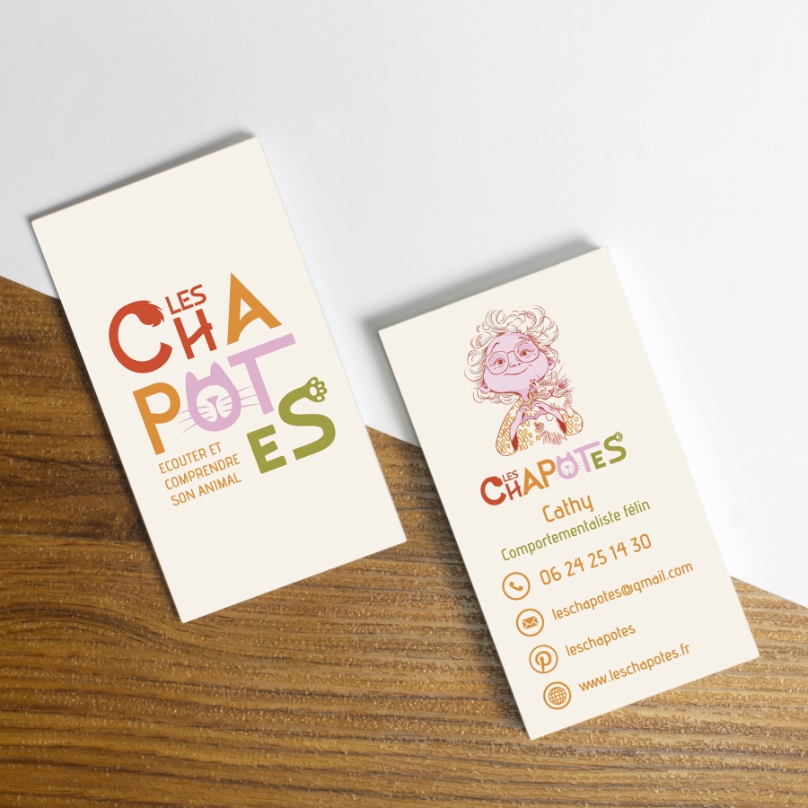 carte de visite Les Chapotes