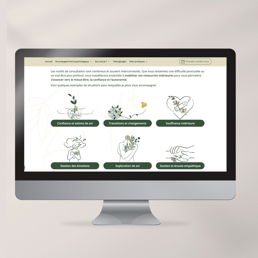 icônes site géraldine Louvel