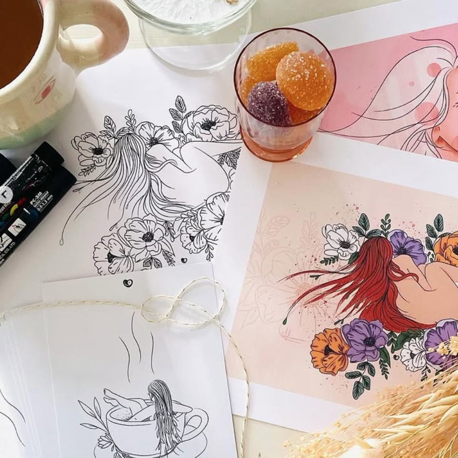 série illustrations Neuvième Planète rapport à notre corps