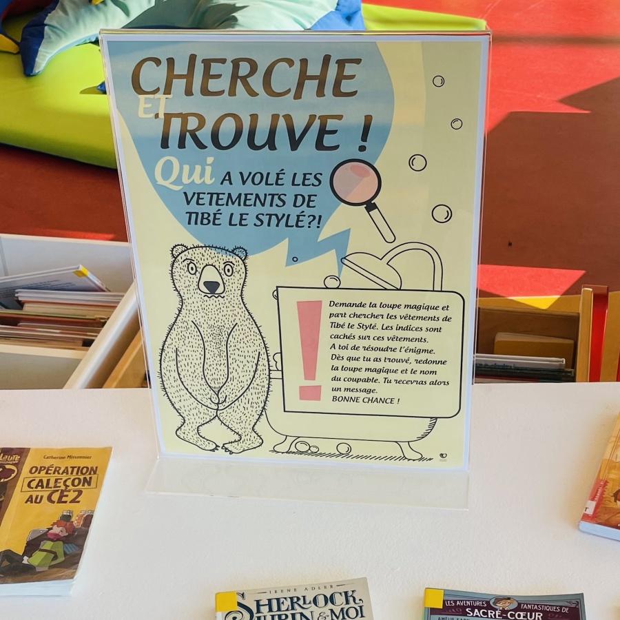 Affiche enquête illustrée Neuvieme Planete