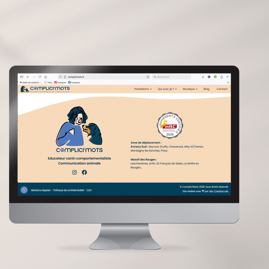 Site avatar Emilie Complici'mots