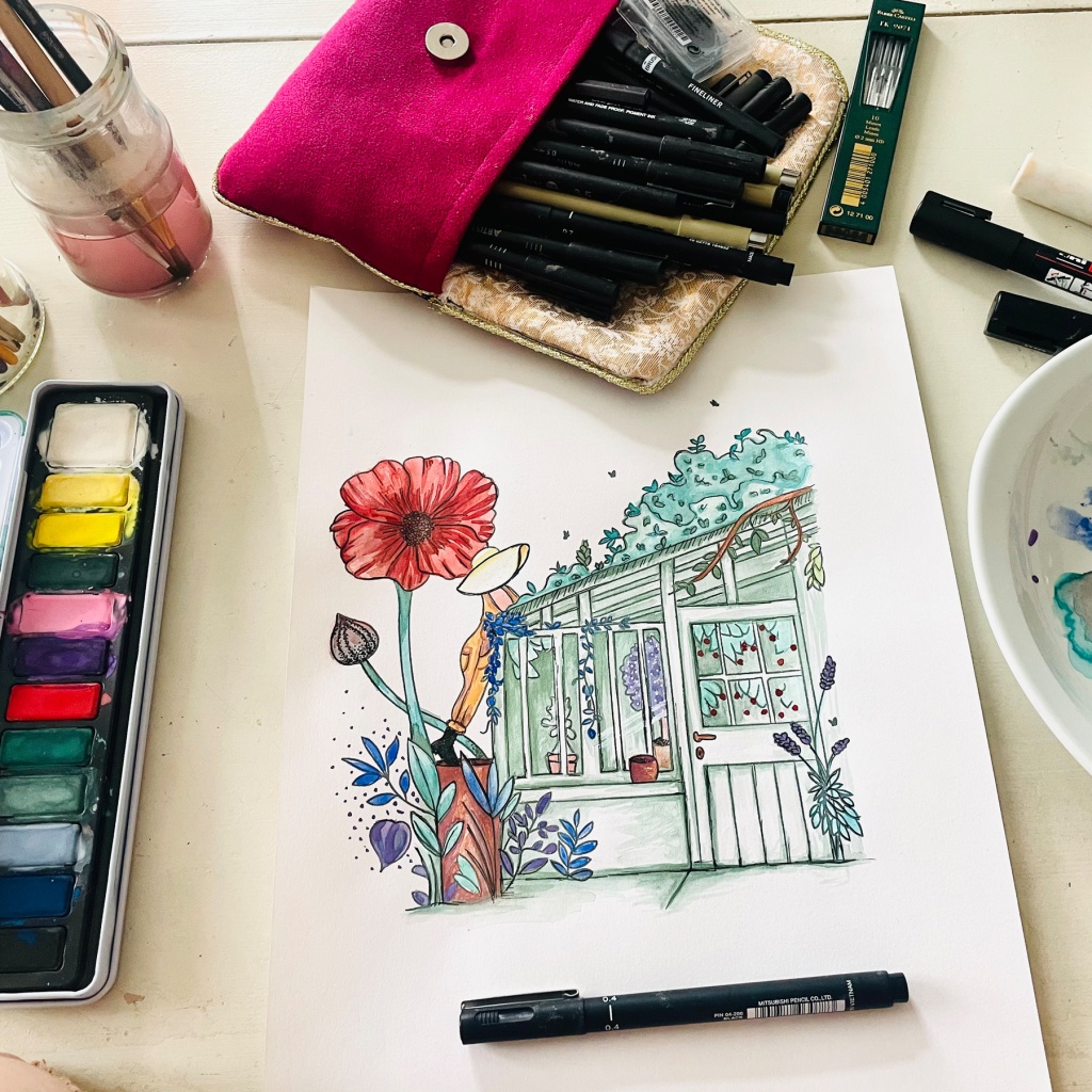 aquarelle réensauvager Neuvieme Planete