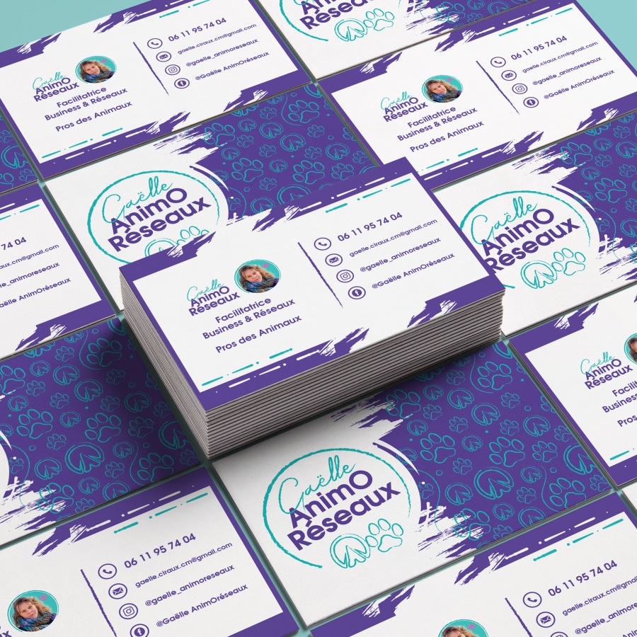 carte de visite gaêlle animo reseaux
