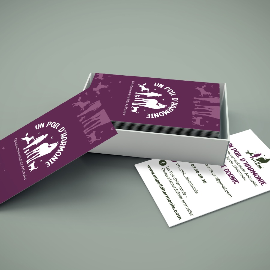 carte de visite Un poil d'harmonie