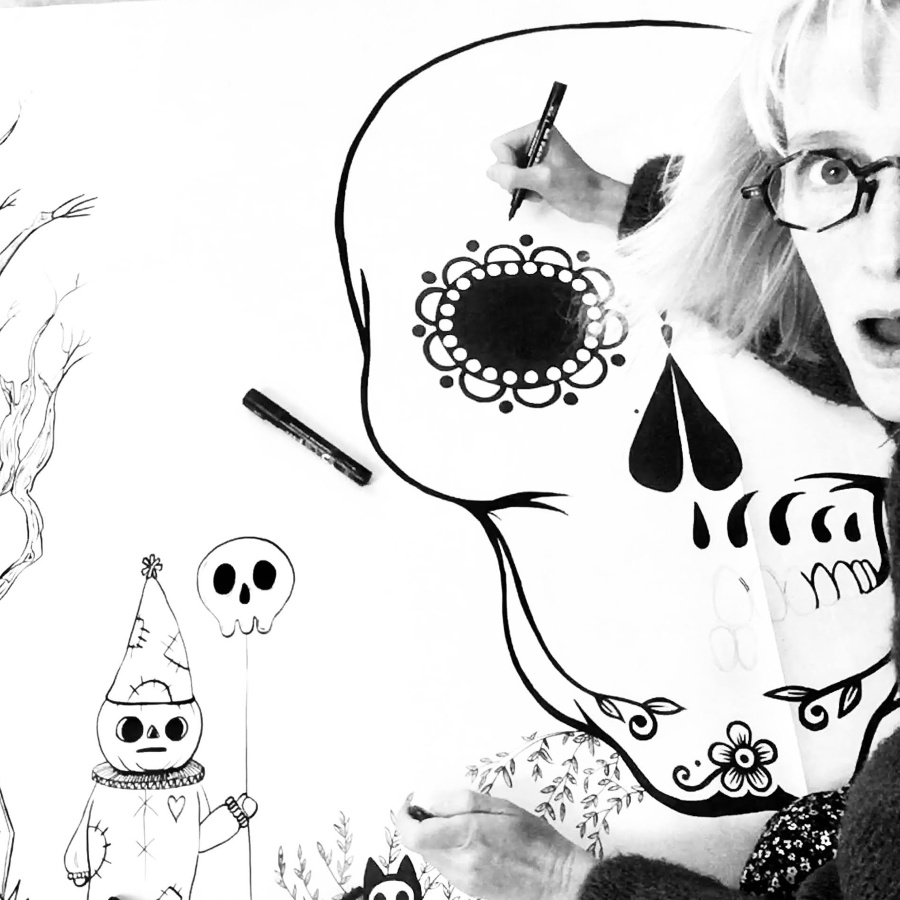 Illustration géante pour la médiathèque